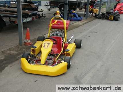 Das Safetykart auf dem Harzring